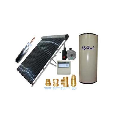 China Vertical Tank Solar Water Heater System with Back up Storage Tank Max. Capacity 200L for sale