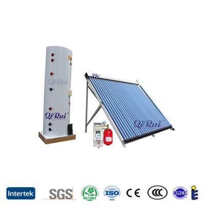 China 100L 150L 200L 250L 300L 400L 500L High Pressurized Solar Water Heater with Coil exchanger for sale