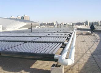 China Coletor solar não pressurizado 58*1800mm para projetos de aquecimento de água a grande escala à venda