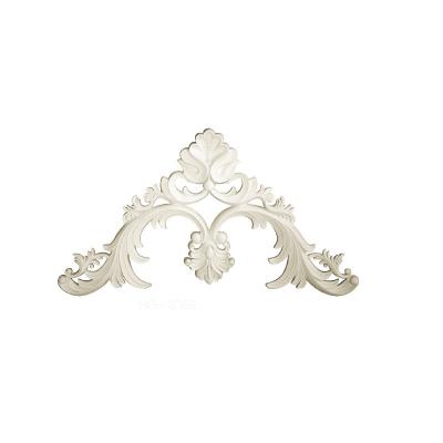 China PU Onlay Scroll Polyurethane Ornamental Mouldings with Light Function 2400*107*200mm for sale