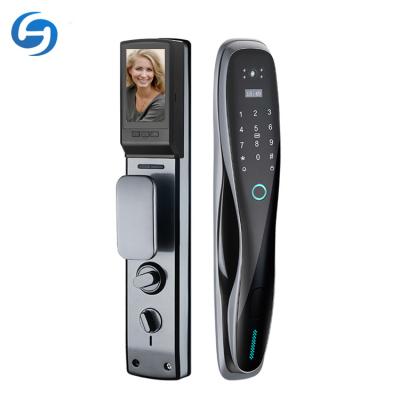 China High security hot sale apartment/office/home Huiyou DF1 wifi main door APP camera remote control smart fingerprint electric electric smart door lock for sale