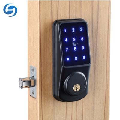 China Huiyou A220 BT Entrance Door Locks Huiyou A220 BT Office/Home Wireless Remote Control Tuya App Numeric Keypad TTlock Apartment/Deadbolt Lock for sale