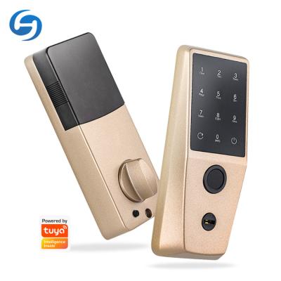 China Apartment/cerradura Huiyou 3105 smart door lock office/home wifi digital home fingerprint password card access control app tuya security inteligente for sale