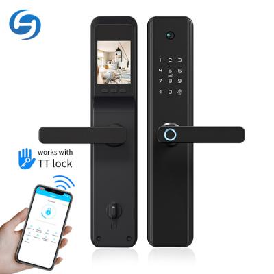 China Huiyou M1-F smart home/office apartment/wifi lock set keyless main entrance app digital wireless fingerprint remote control for sale