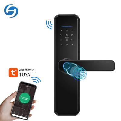 China Apartment/Huiyou X5 office/home apartment must haves digital keypad password deadbolt digital fingerprint smart door lock for sale