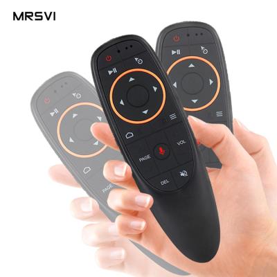 China Promotion Cheap Voice Android TV Box Air 2.4G G10S Wireless Mouse IR Remote Control Gyroscope Learning Fly Outdoors for sale