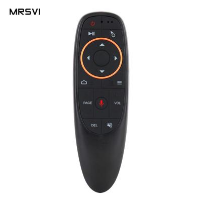 China Cheap Android TV Box G10S Air Mouse With USB 2.4GHz Wireless Voice Control Remote Control With Gyroscope for sale