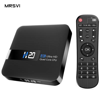 China RK3228A 2021 new product H20 TV BOX TV BOX WiFi 4k Android10.0 network set top box 1GB/8gbtv box for sale