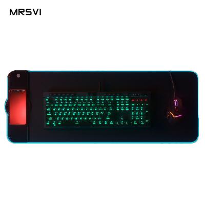 China High Quality Luminous Mouse Pads K9186 LED RGB 15W Gaming Mouse Pad 2021 New Computer PC Laptop Mousepad for sale