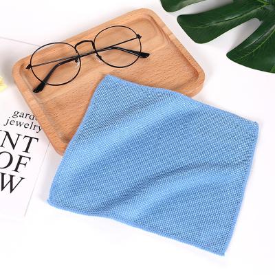 China Wholesale Quality Microfiber Optical Glass Polishing Orange Len Cloth Cleaning Glasses Eco-friendly for sale