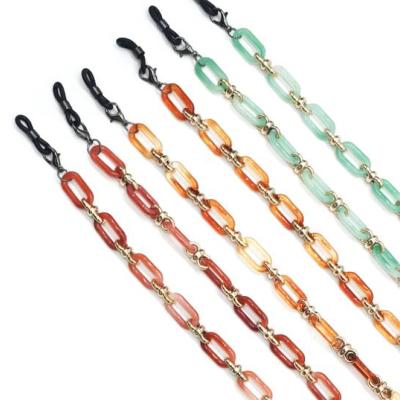 China Glass Manufacturers Acrylic Resin Unisex Eyewear Chains Fashion Glass Sunglasses Chain Chain for sale