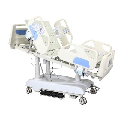 China Hospital Bed ICU Ward Room 5 Function Hospital Bed Electric Electronic Medical Bed For Patient Side Rail Outdoor for sale