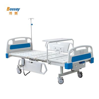 China BS-827 Multifunctional Hospital Room ABS Nursing 2 Operate Electric And Manual Hospital Bed Price for sale