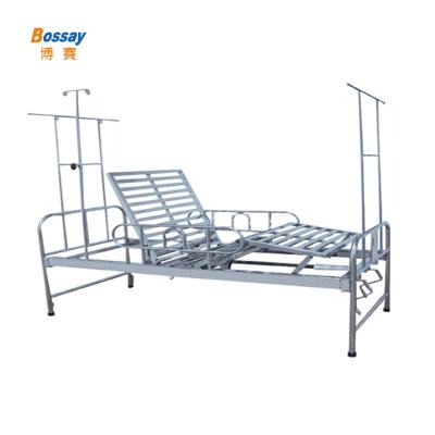 China BS-728C Hospital Chamber 2 Cranks Manual Hospital Bed Nursing Beds for sale