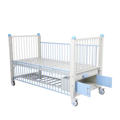 China Factory Wholesale Manual Hospital Bed Hot Sale Baby Crib Medical Crank One For 1 Position for sale