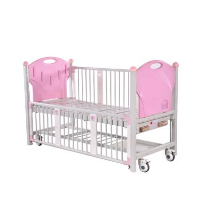 China Manual Hospital Bed 2 Function Child Hospital Bed Pediatric Hospital Bed Clinic or Home Pediatric Hospital Bed for sale