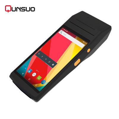 China Handheld Computer Online Ordering 5501 Android PDA 5.5inch Touch Screen Barcode Scanner Payment Terminal for sale