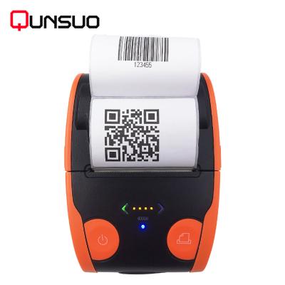 China 2 inch black and white mobile thermal shipping label printer for sale