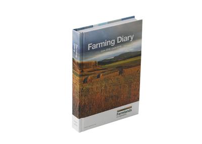 China A5 Hardback Photo Book Printing , Personalized Farming Diary Book Printing for sale