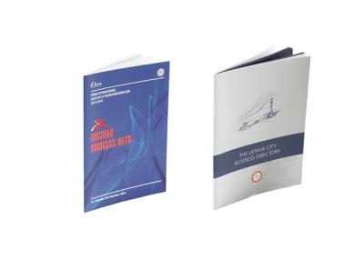 China Perfect Bound Brochure Printing Services , Saddle Stitch Binded Book Printing for sale