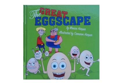 China Coated Matt Art Paper Kids Book Printing , Picture Book Printing For The Great Eggscape for sale