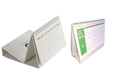 China Professional 2018 Table Calendar Printing Services Wire Bound Binding for sale