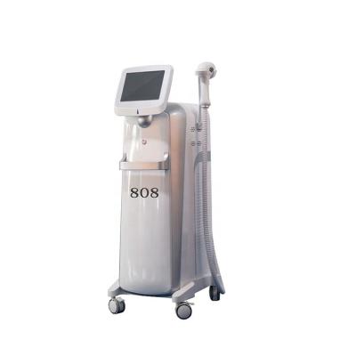 China Commercial 808 Dual Handle Laser Tattoo Removal Machine With Three Wave Diode Laser 755 808 Laser Hair Removal 1064nm for sale