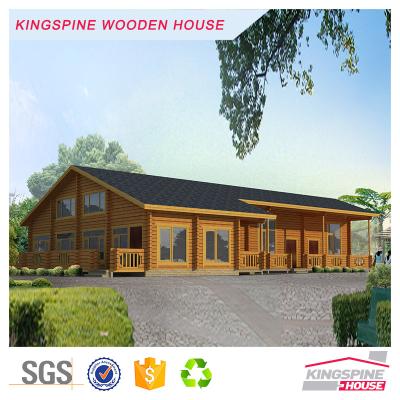 China Prefab Wooden Parking Lot Log Cabin House Restaurant Design for sale