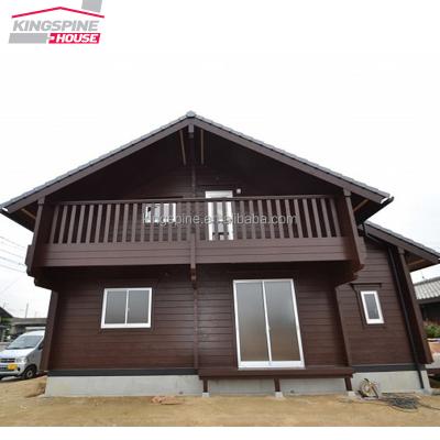 China Solid Wood Log Cabin House Log Cabin Bedroom for sale