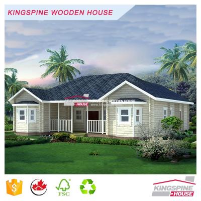 China Wooden Log House Prefab Wooden House Log Cabin House KPL21 Prefab for sale