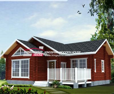 China luxury prefab wooden villa KPL-011 for sale