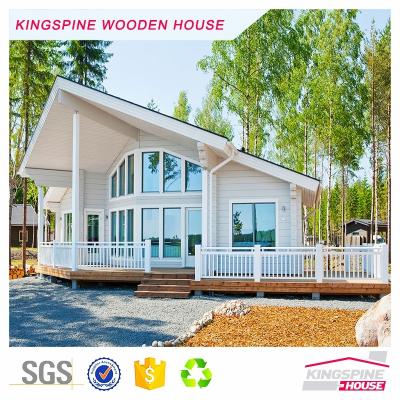 China Hotel log cabin prefab house wooden cabin house for sale