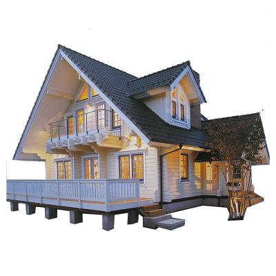 China Modern wooden log cabin KPL19 prebar house for sale