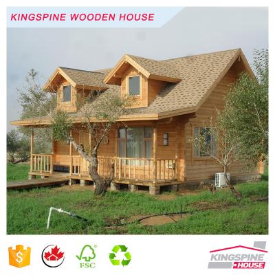 China Hotel wooden house prefab wooden house log cabin prefab house KPL9 for sale