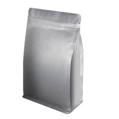 China Octagonal Sealed Flat Food Zipper Bag Window Aluminum Foil Food Bag for sale