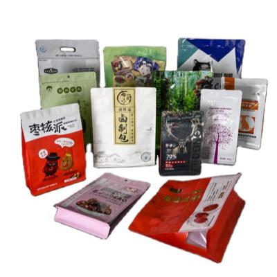 China Food Factory Printing Octagonal Seal Sealed Bag Aluminum Foil Tea Miscellaneous Food Stuffs Sealed Bag for sale