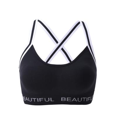 China Hot Cute QUICK DRY Cute Back Waist Seamless Bra Girl Style Teen Student Student Bra Vest Crop Tops Full for sale