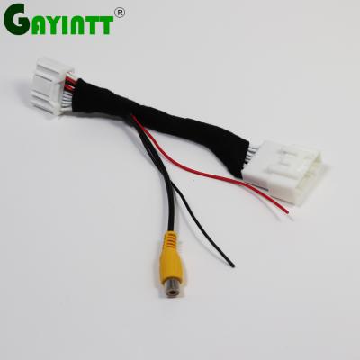 China Parking Line Car Rear View Camera RCA Convert Cable Video RCA Connection Adapter For Mazda 3 Original Stereo Mazda3 Monitor for sale