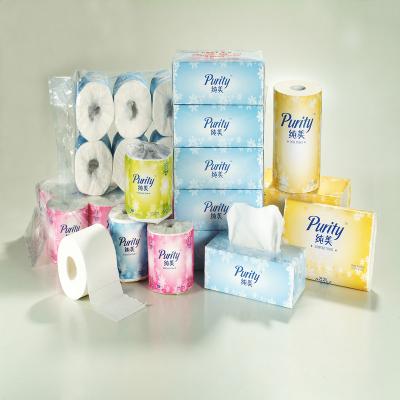 China Eco - Friendly Tissue Box Tissue Cube Box Tissue Paper With Logo for sale