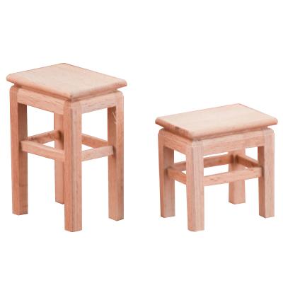 China Modern Model Handcrafted Educational Kids Game Mini Furniture of CLASSIC Hot Sales Simplicity Stools for sale