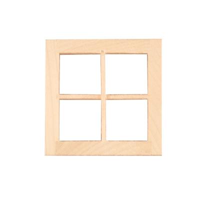 China Modern Newcomer Simplicity Window Handcrafted Mini Furniture For Doll House Model for sale