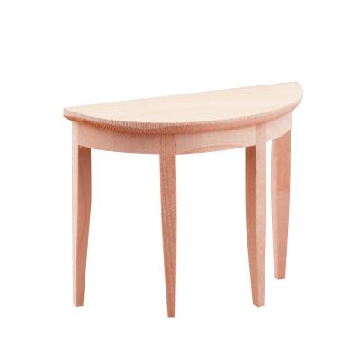 China Modern Simplicity Manufacturers Supply Doll's Room Furniture Decoration Half Table Wooden Craft Model for sale