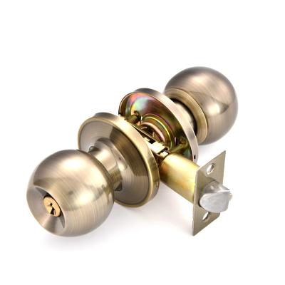 China Entry Amazon Hot Selling Tubular Stainless Steel Heavy Duty Cylindrical Door Knob Lock for sale