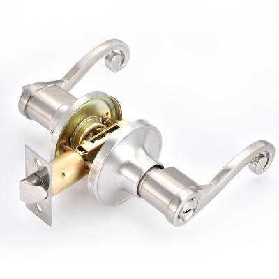 China Privacy Factory Hot Selling Double Sided Privacy Latch Tubular Door Handle Lever Lock for sale