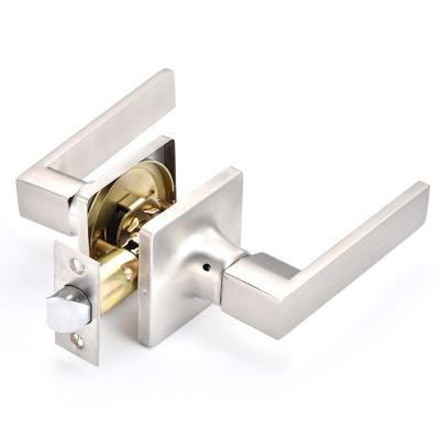 China Heavy Duty Reed Entry Entry Leverset Home Apartment Double Sided Reed Lever Door Lock for sale