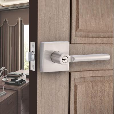 China Hot Factory Sale Zinc Alloy Entry Lever Lock Privacy Latch Door Set Lever Handle Lock for sale