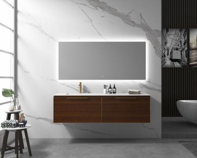 China 62 inch modern popular large size high quality bathroom vanity cabinet AJ3016 for sale