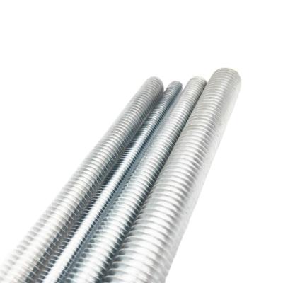 China Galvanized M6-M36 M6-M36 Carbon Steel Construction Stud Threaded Rod Grade 4.8 Wire Rod for sale