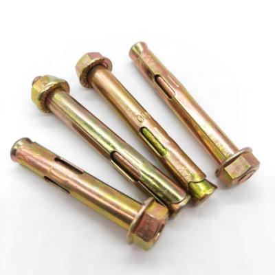 China Stainless Steel GB Galvanized Hexagon Flange Casing Gecko Outer Expansion Bolt for sale