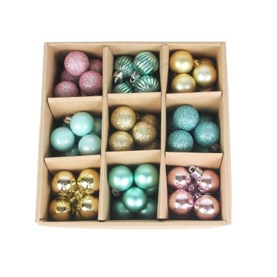 China 99pcs PS Ball Other Christmas Decorations Christmas Ornament Christmas Decoration Supplies for sale